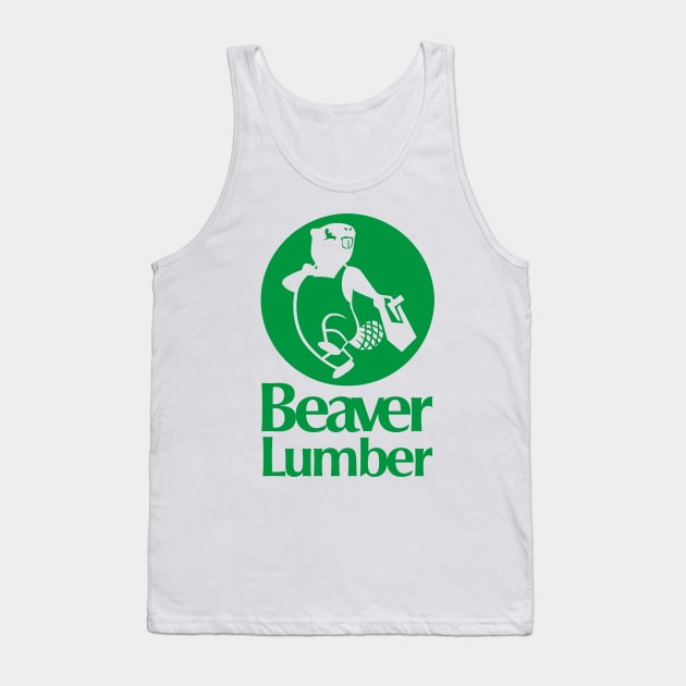 Beaver Lumber Tank Top by MarkSoric